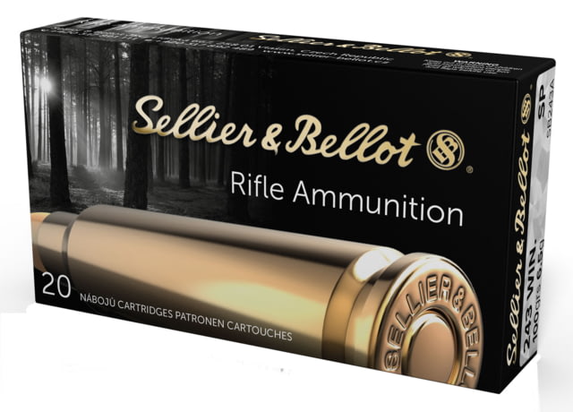 Sellier & Bellot 7.62x51 200 Grain Hollow Point Boat Tail Subsonic Rifle Ammo 20 Rounds - Sellier & Bellot