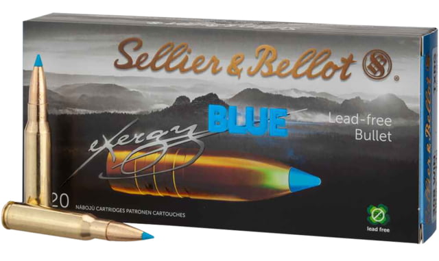 lier & Bellot Blue .308 Winchester 165 Grain TAC-EX-Blue Brass Cased Rifle 20 Rounds Ammo