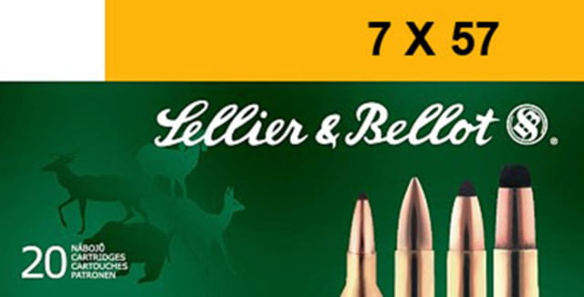 lier & Bellot 7x57 140 Grain Full Metal Jacket Rifle 20 Rounds Ammo