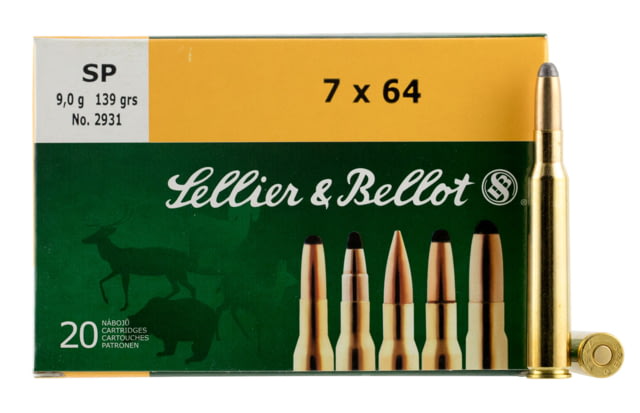 lier & Bellot 7x64 139 Grain Soft Point Rifle 20 Rounds Ammo