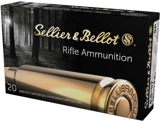 Sellier & Bellot  131 Grain Soft Point Rifle Ammo 20 Rounds - Sellier & Bellot