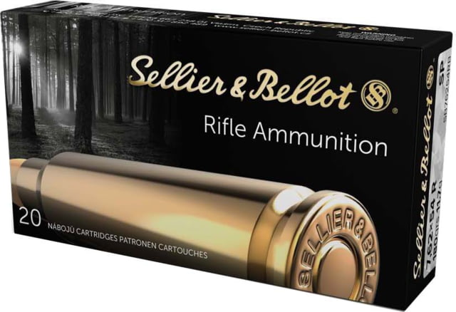 Sellier & Bellot 180 Grain Soft Point Rifle Ammo 20 Rounds