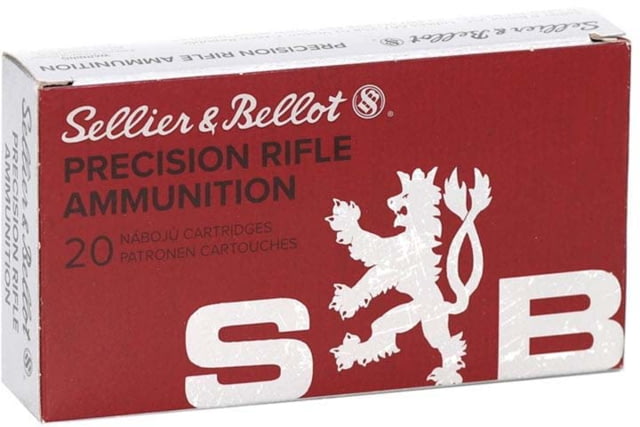 Sellier & Bellot 6.5 Creedmoor 142 Grain Hollow Point Boat Tail Brass Cased Rifle Ammo 20 Rounds - Sellier and Bellot