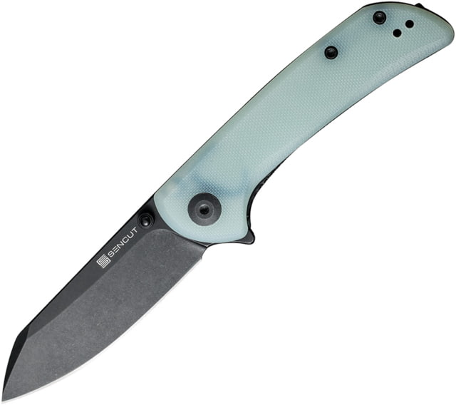 SENCUT Fritch Folding Knife 2.9in Carbon Steel G10 Handle Natural/Black - Sencut