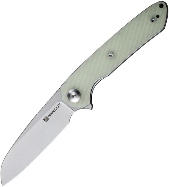 SENCUT Kyril Folding Knife 3.19in Carbon Steel G10 Handle Natural - Sencut