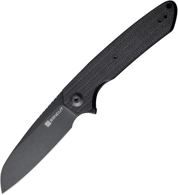 SENCUT Kyril Flipper Knife Micarta Handle 3.19inch 9cr18mov Blade  Black - Sencut
