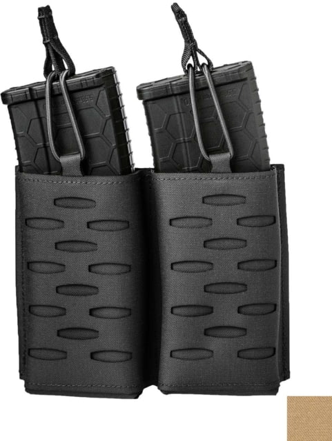 Sentry Gunnar AR/AK Double Side By Side Rifle Mag Pouch Coyote Brown Double - Sentry