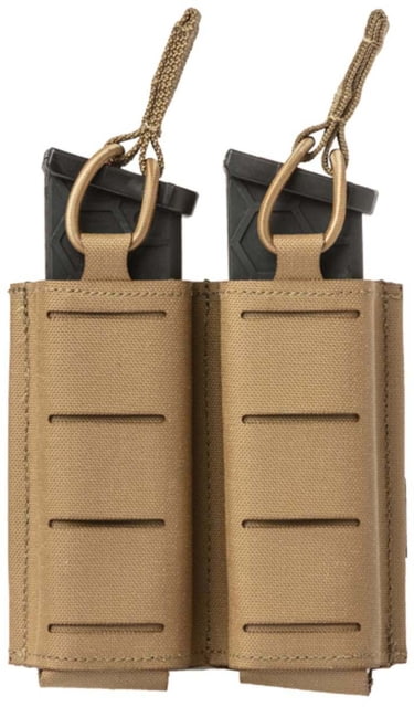 Sentry Gunnar Side By Side Double Pistol Mag Pouch 10mm/.45 Caliber Coyote Brown Double - Sentry