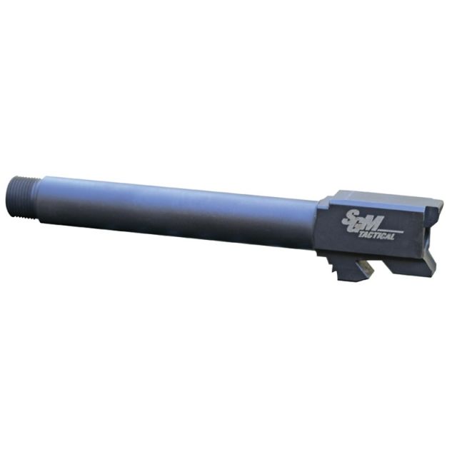 SGM Tactical Glock 19 Compatible Match Barrel Threaded Nitride Black - Sgm Tactical