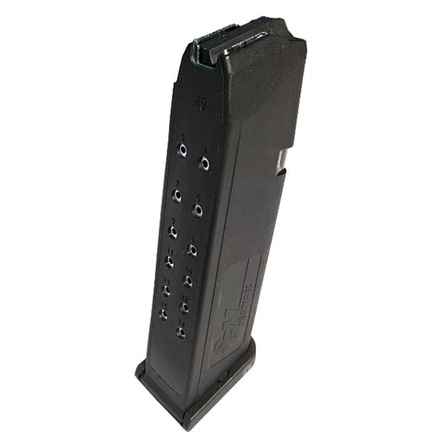 SGM Tactical .40 Cal Glock Compatible Pistol Magazine 15 Round Black SGMTMG22 - Sgm Tactical