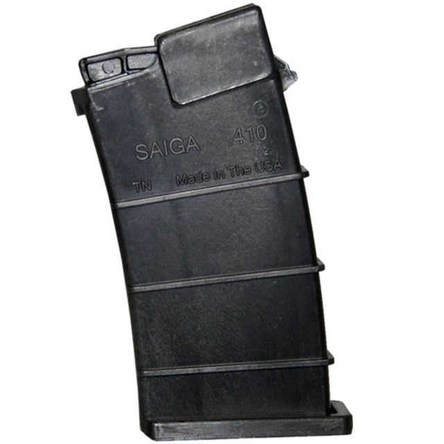  Tactical Saiga .410ga 2 Round Shotgun Magazine Black 1 Pack Ammo