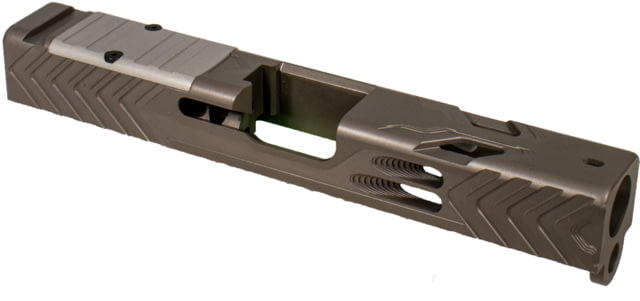 Shark Coast Tactical Ghost Custom Stripped Pistol Slide Glock 17 Gen 5 Black - Shark Coast Tactical