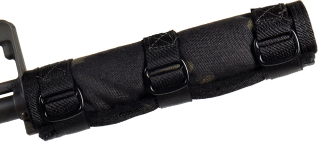 USED Shark Coast Tactical Suppressor Cover 7in Black Camo  EDEMO1 Condition Fair Other - Shark Coast Tactical