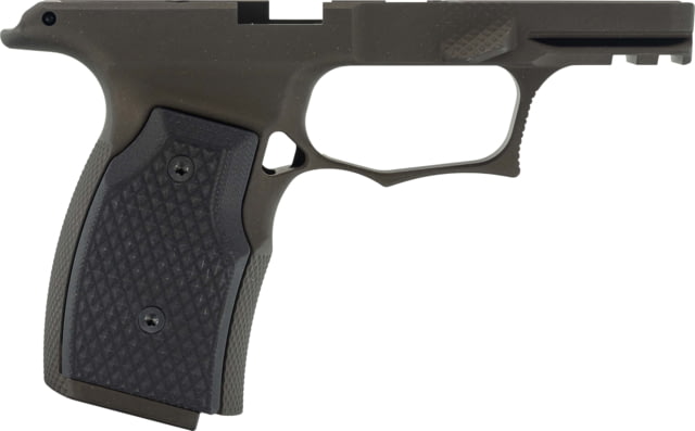 USED Sharps Bros. Grip Module P365X/p365XL OD Green/Black SBGM03 - Sharps Bros.
