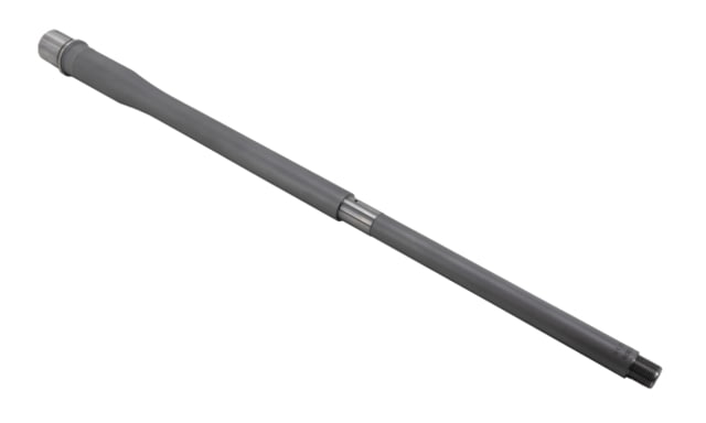 Shaw AR-10 308 Winchester Threaded Barrel No Flute 22in HBAR Profile 1-10 Twist 5/8-24 Thread Matte Stainless - Shaw