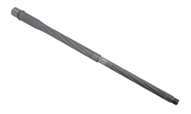 Shaw AR-10 308 Winchester Threaded Barrel Spiral Flute 22in HBAR Profile 1-10 Twist 5/8-24 Thread Matte Stainless