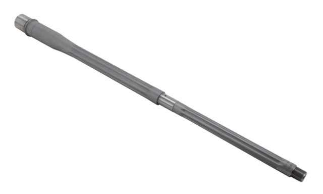 Shaw AR-10 308 Winchester Threaded Barrel Straight Flute 22in HBAR Profile 1-10 Twist 5/8-24 Thread Matte Stainless - Shaw