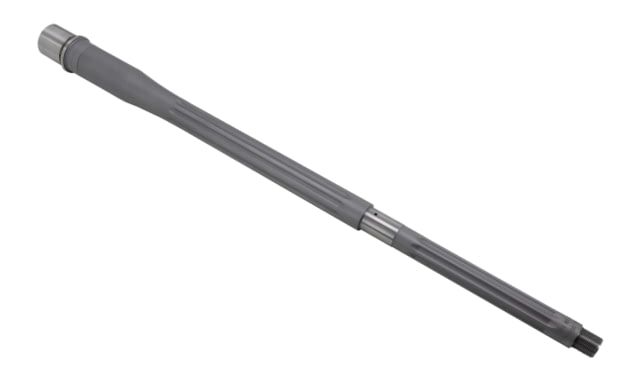 Shaw AR-10 6.5 Creedmoor Threaded Barrel Straight Flute 20in HBAR Profile 1-8 Twist 5/8-24 Thread Matte Stainless - Shaw