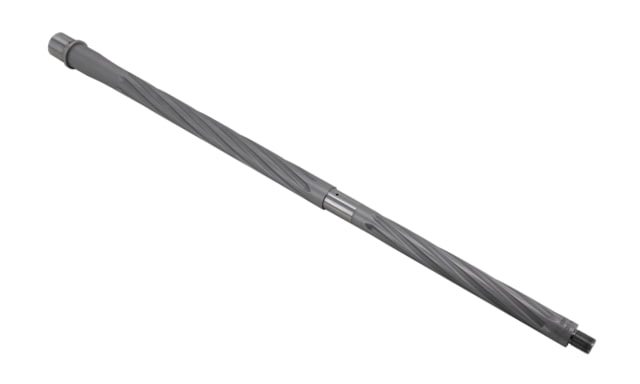 Shaw AR-15 22 ARC Threaded Barrel Spiral Flute 22in HBAR Profile 1-7 Twist 1/2-28 Thread Matte Stainless