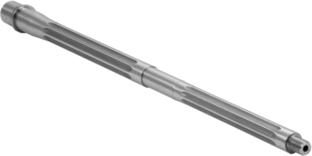 USED Shaw AR-15 204 Ruger Threaded Barrel Straight Flute 22in HBAR Profile 1-12 Twist 1/2-28 Thread Matte Stainless - Shaw
