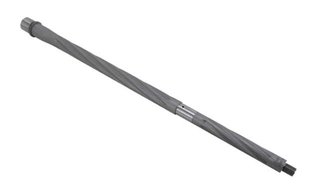 Shaw AR-15 223 Wylde Threaded Barrel Spiral Flute 20in HBAR Profile 1-8 Twist 1/2-28 Thread Matte Stainless