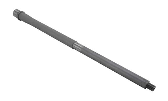 Shaw AR-15 5.56 NATO Threaded Barrel No Flute 18in HBAR Profile 1-7 Twist 1/2-28 Thread Matte Stainless - Shaw
