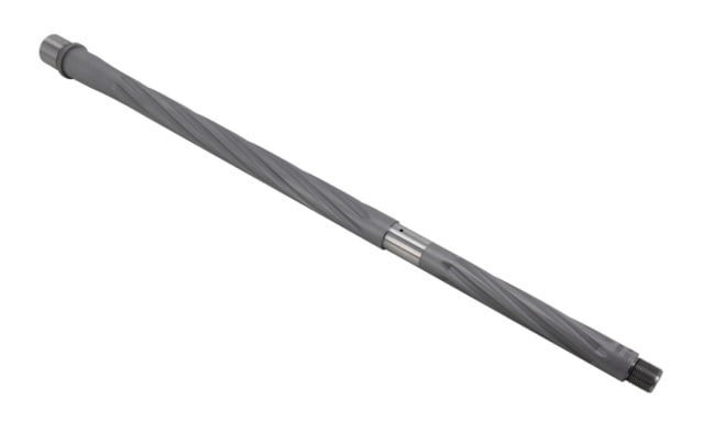 Shaw AR-15 6.5 Grendel Threaded Barrel Spiral Flute 20in HBAR Profile 1-8 Twist 5/8-24 Thread Matte Stainless