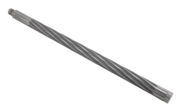 Shaw Ruger  22 LR Threaded Rifle Barrel Spiral Flute 16.1in Bull Profile 1-16 Twist 1/2-28 Thread Polished Stainless