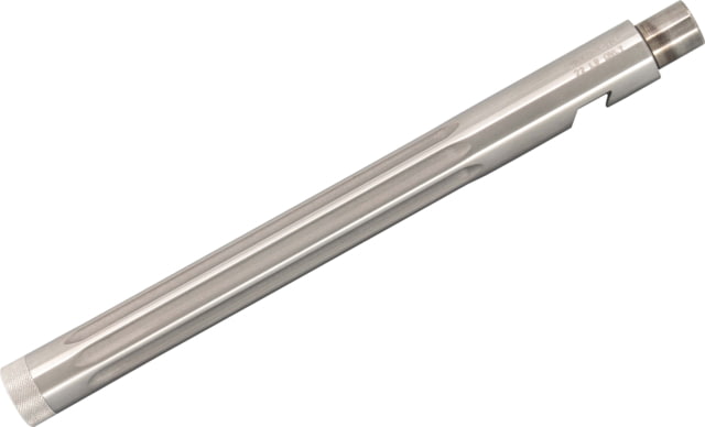 Shaw Ruger 22 Charger 22 LR Threaded Pistol Barrel Straight Flute 10in Bull Profile 1-16 Twist 1/2-28 Thread Polished Stainless - Shaw
