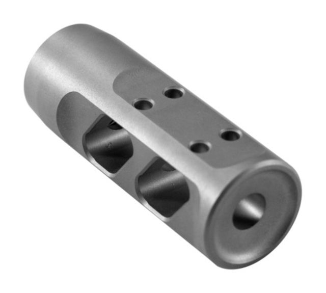 Shaw Titanium Muzzle Brake .308 5/8x24 Threads Gray - Shaw