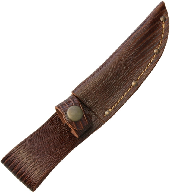 Sheath Fixed Blade Belt Sheath Lizard Fits Up To 4in Fixed Blade Knife Lizard Pattern Leather Construction - Sheath