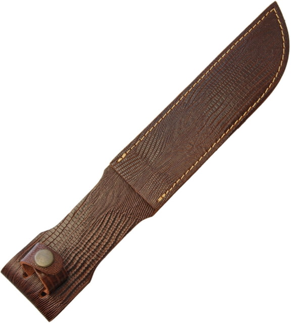 Sheath Fixed Blade Sheath Lizard Fits Up To 7in Fixed Blade Knife Lizard Pattern Leather Construction - Sheath