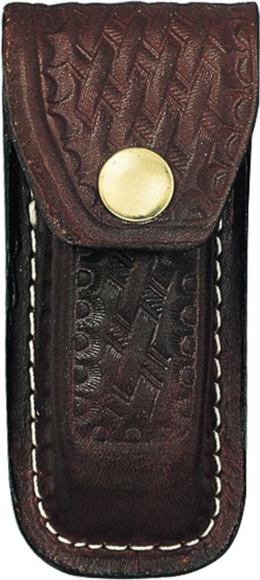 Sheath Swiss Army Belt Sheath Large Brown Basketweave - Sheath