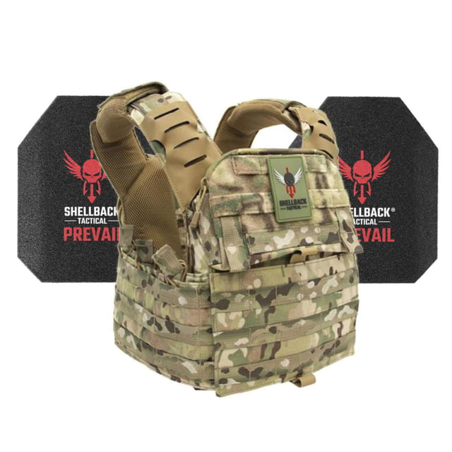 Shellback Tactical Banshee Elite 2.0 Level III Steel Plates Armor Kit Multicam One Size - Shellback Tactical