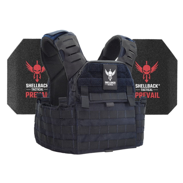 Shellback Tactical Banshee Elite 2.0 Level III Steel Plates Armor Kit Navy Blue One Size - Shellback Tactical