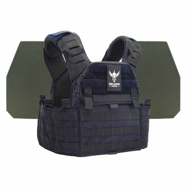 Shellback Tactical Banshee Elite 2.0 Level IV Body Armor Kit with Model L410 Plates Navy Blue One Size - Shellback Tactical