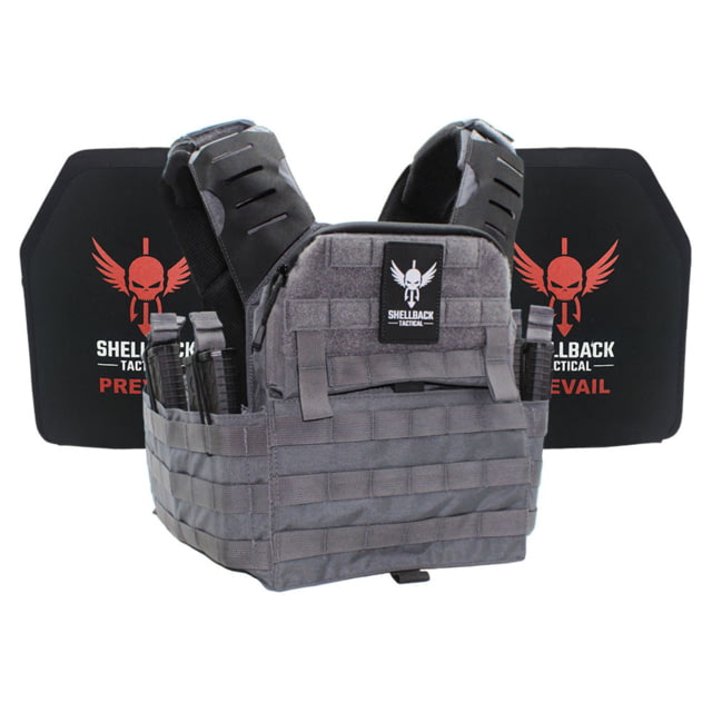 Shellback Tactical Banshee Elite 2.0 Lightweight Level III Armor System Wolf Grey One Size - Shellback Tactical