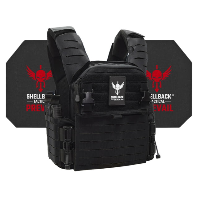 Shellback Tactical Banshee Elite 3.0 Active Shooter Kit with Level IV Model 4S17 Armor Plates Black 2X/3X - Shellback Tactical