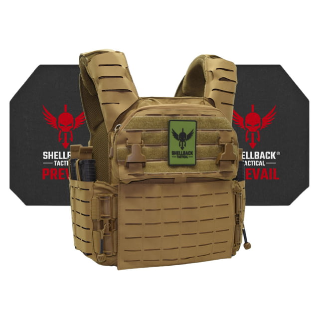 Shellback Tactical Banshee Elite 3.0 Active Shooter Kit with Level IV Model 4S17 Armor Plates Coyote 2X/3X - Shellback Tactical