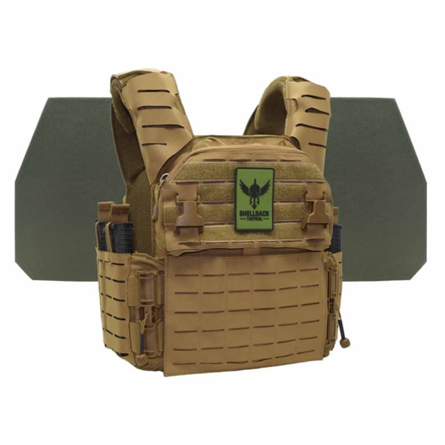 Shellback Tactical Banshee Elite 3.0 Level IV Body Armor Kit with Model L410 Plates Coyote S/M - Shellback Tactical