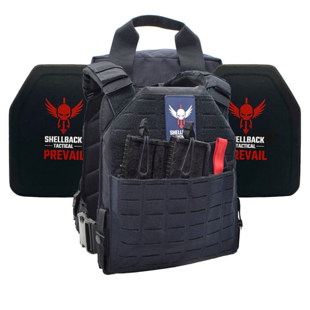 Shellback Tactical Defender 2.0 Lightweight Level IV Ceramic Plates Armor Kit Navy Blue One Size - Shellback Tactical