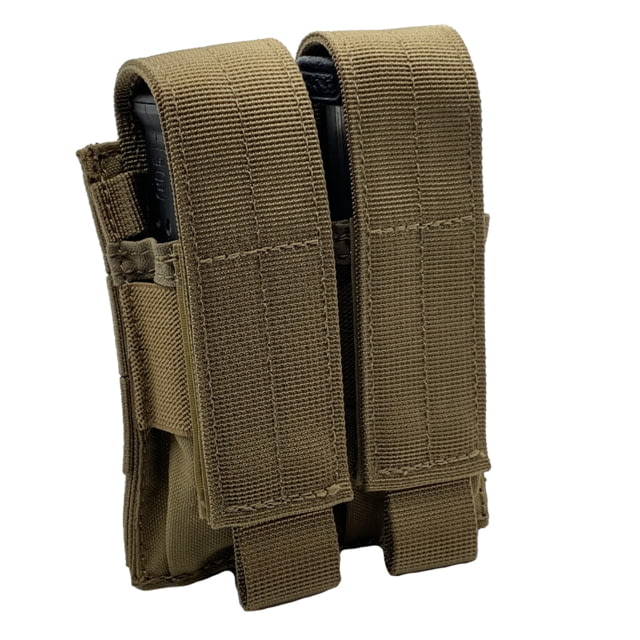 Shellback Tactical Double Pistol Mag Pouch Molle compatible Coyote One Size - Shellback Tactical