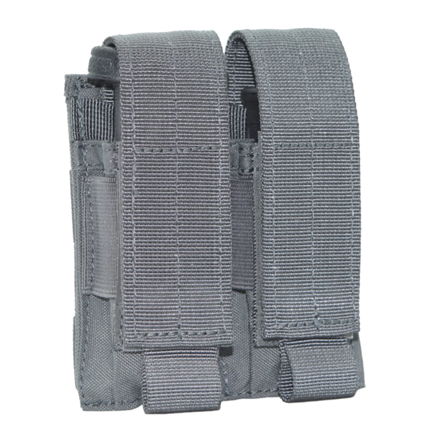 Shellback Tactical Double Pistol Mag Pouch Molle compatible Wolf Grey One Size - Shellback Tactical