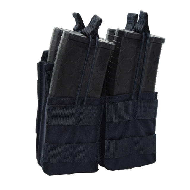 Shellback Tactical Double Stacker Open Top Pouch for Four M4/AR15 Mag Navy Blue One Size - Shellback Tactical