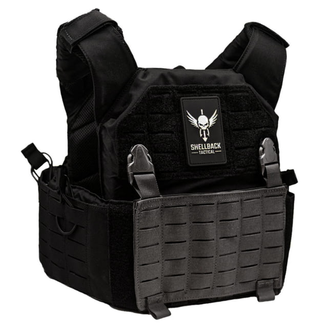 Shellback Tactical Laser Cut Molle Clip Placard 2.0 Black One Size