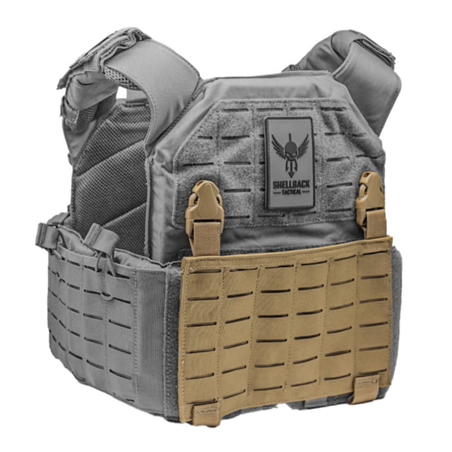 Shellback Tactical Laser Cut Molle Clip Placard 2.0 Coyote One Size - Shellback Tactical