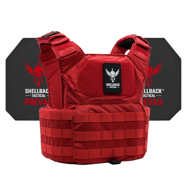 Shellback Tactical Patriot Active Shooter Kit with Level IV Model 4S17 Armor Plates Range Red One Size - Shellback Tactical