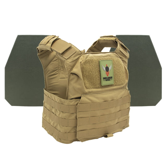 Shellback Tactical Patriot Level IV Body Armor Kit with Model L410 Plates Coyote One Size - Shellback Tactical