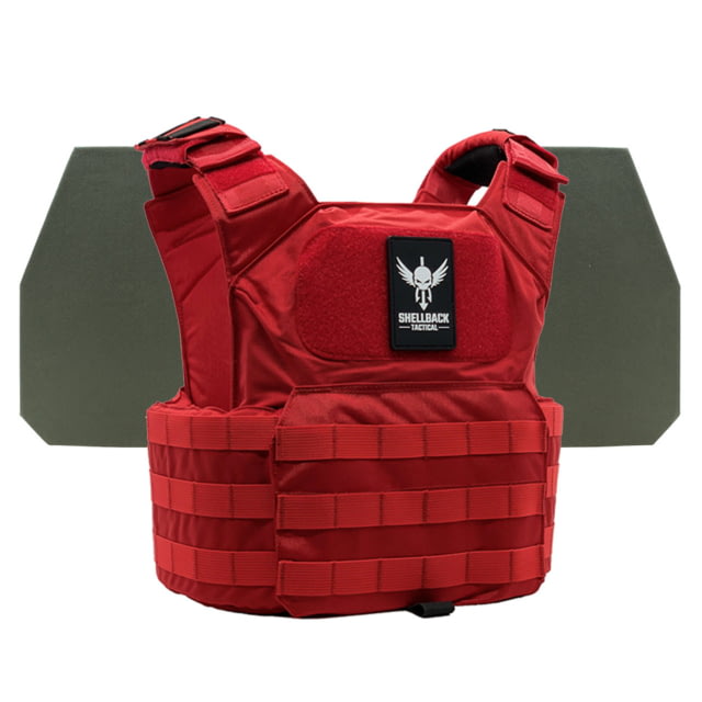 Shellback Tactical Patriot Level IV Body Armor Kit with Model L410 Plates Range Red One Size - Shellback Tactical