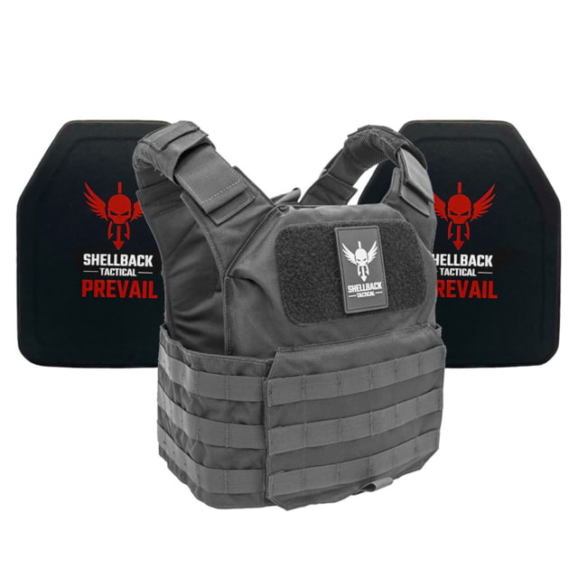 Shellback Tactical Patriot Lightweight Level IV Ceramic Plates Armor Kit Black One Size